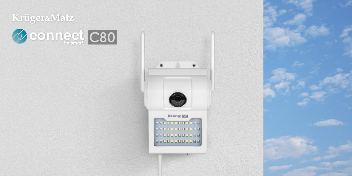 Venkovní Wi-Fi kamera Kruger&Matz Connect C80