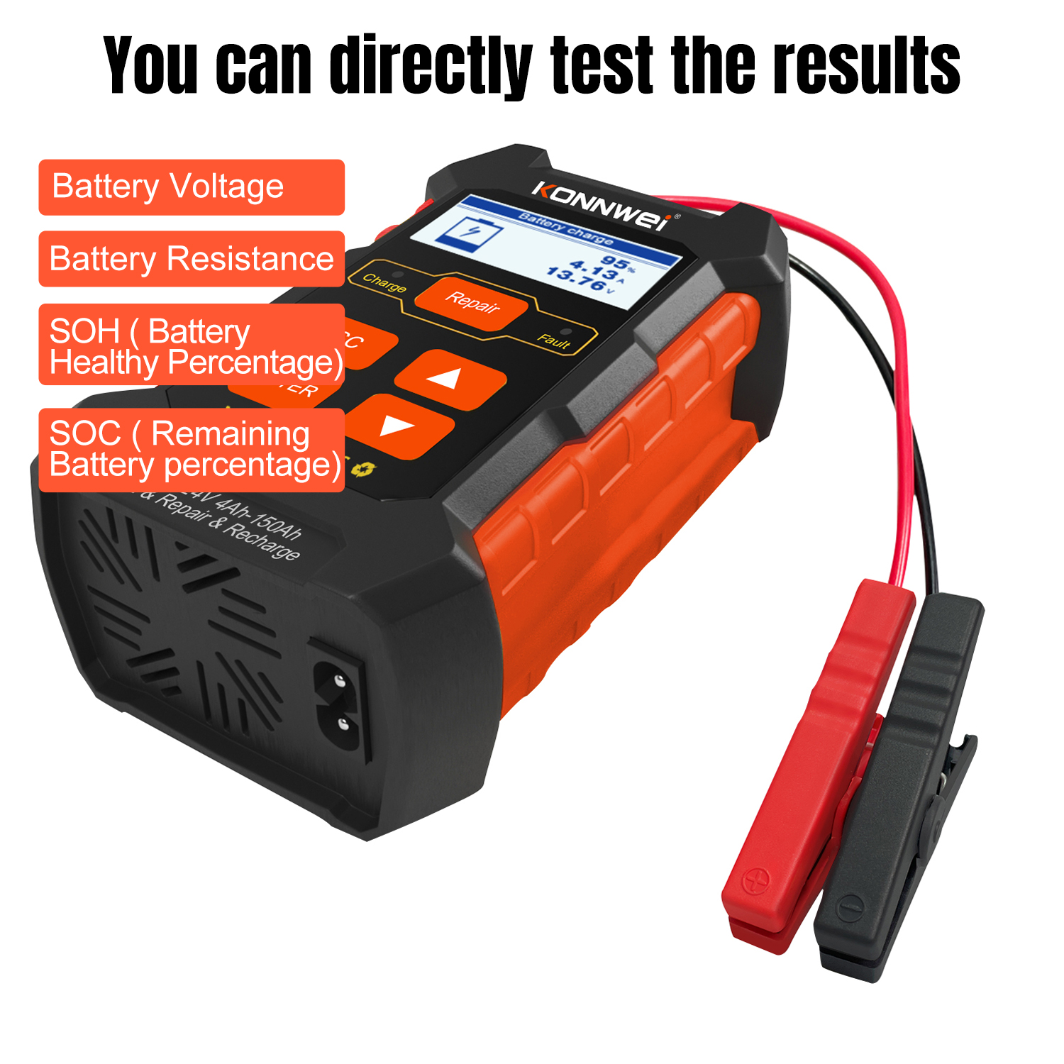 Tester batérií Konnwei KW520