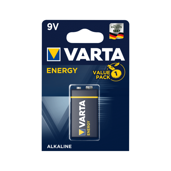 Bateria alkaliczna VARTA 9V ENERGY 1szt./bl.