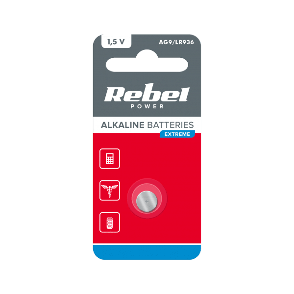 Bateria REBEL EXTREME AG9 1szt/blist.