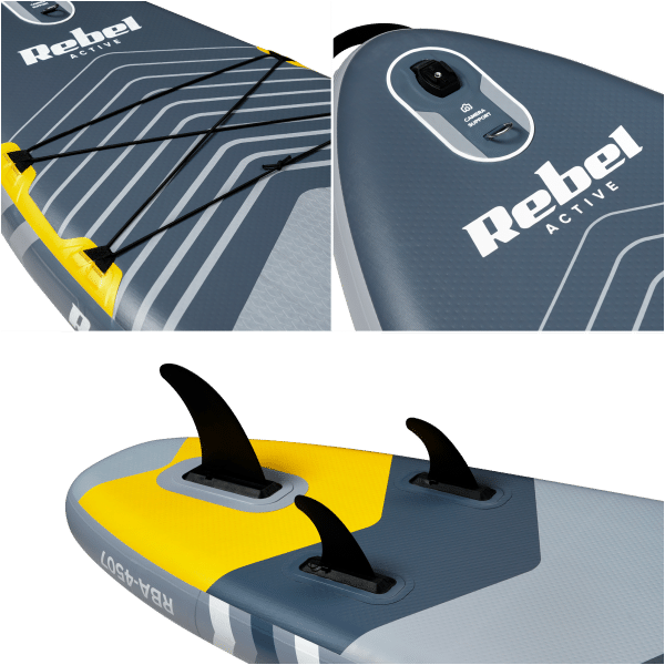 Deska SUP REBEL ACTIVE RBA-4507 - szara