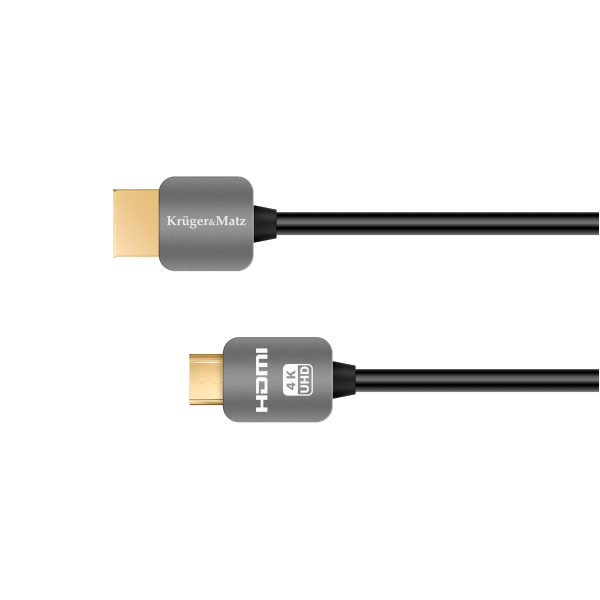 Kabel HDMI - mini HDMI wtyk-wtyk (A-C) 1.8m Kruger&Matz