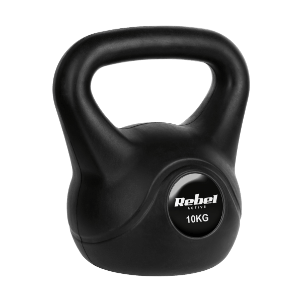 Kettlebell bitumiczny 10 kg REBEL ACTIVE