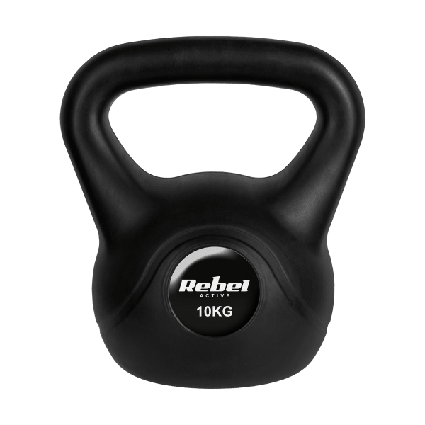 Kettlebell bitumiczny 10 kg REBEL ACTIVE