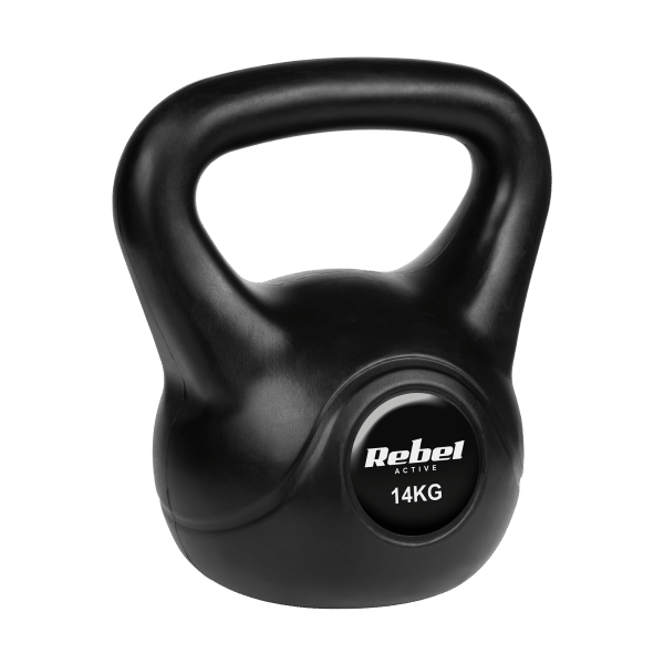 Kettlebell bitumiczny 14 kg REBEL ACTIVE