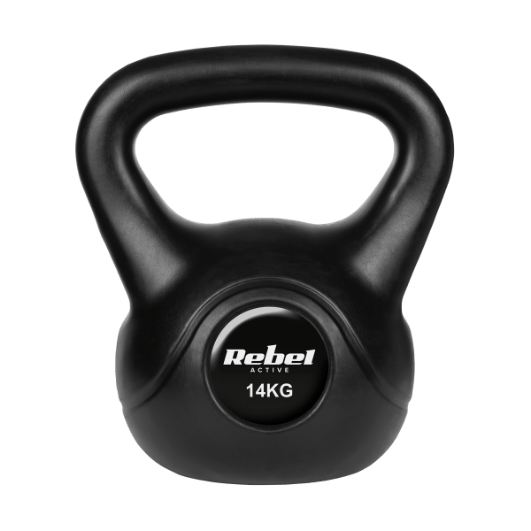 Kettlebell bitumiczny 14 kg REBEL ACTIVE