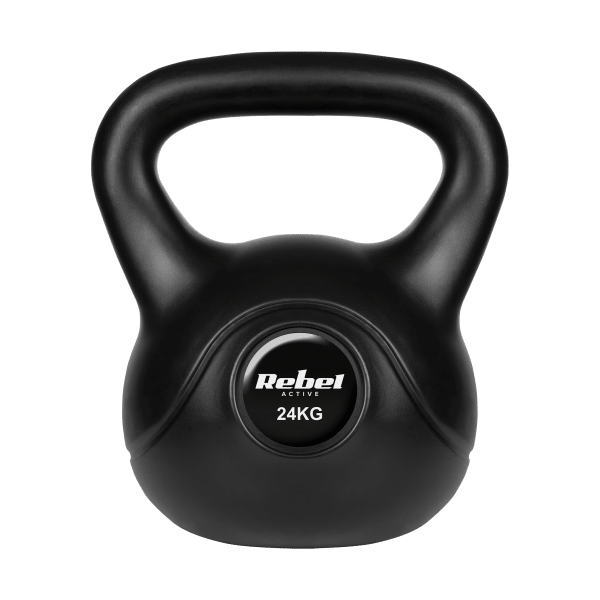 Kettlebell bitumiczny 24 kg REBEL ACTIVE