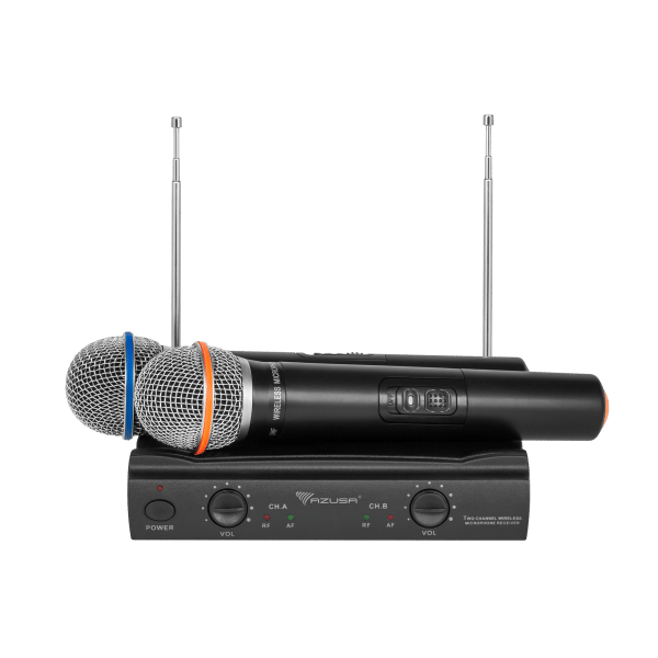 Mikrofon bezprzewodowy Azusa 2 kanały VHF V3000