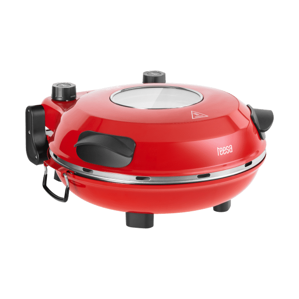 Piec do pizzy TEESA SUPREME + , 1200 W, 32 cm , okienko , wyjmowany kamień, sterowanie dwiema grzałkami