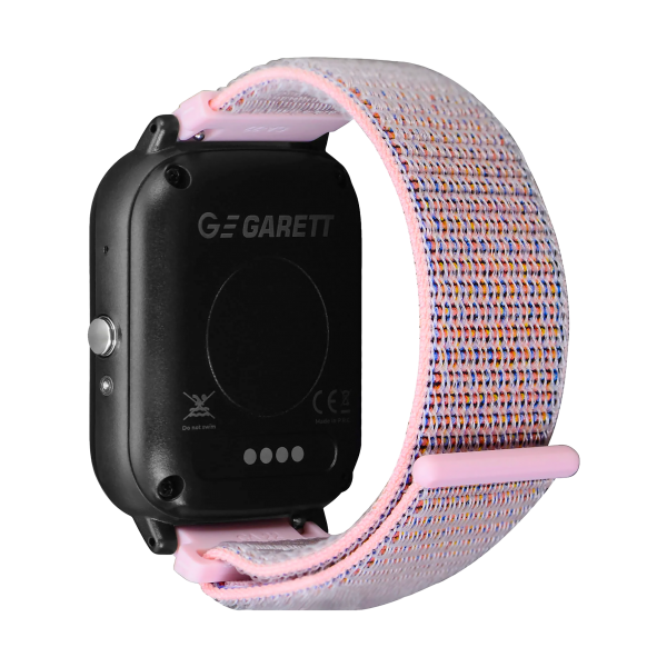 Smartwatch Garett Kids Tech 4G różowy velcro