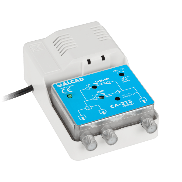 Wzmacniacz antenowy szerokopasmowy 12V CA-215 ALCAD