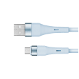 Kabel USB - microUSB 1 m silikonowy niebieski Kruger&Matz Basic