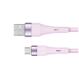 Kabel USB - microUSB 1 m silikonowy różowy Kruger&Matz Basic