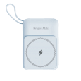 POWERBANK indukcyjny Kruger&Matz 10000 mAh Mag Safe z kablem niebieski