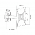 Uniwersalny uchwyt TV 13"-42" regulacja w pionie i w poziomie