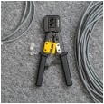 Zaciskarka wtyków przelotowych RJ45, RJ12, RJ11