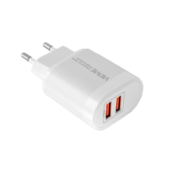 Ładowarka sieciowa dual USB 2400 mA